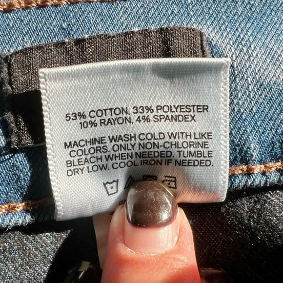 Express Super High Rise Front Seam Skinny Jeans, Size 8 - Picture 6 of 10